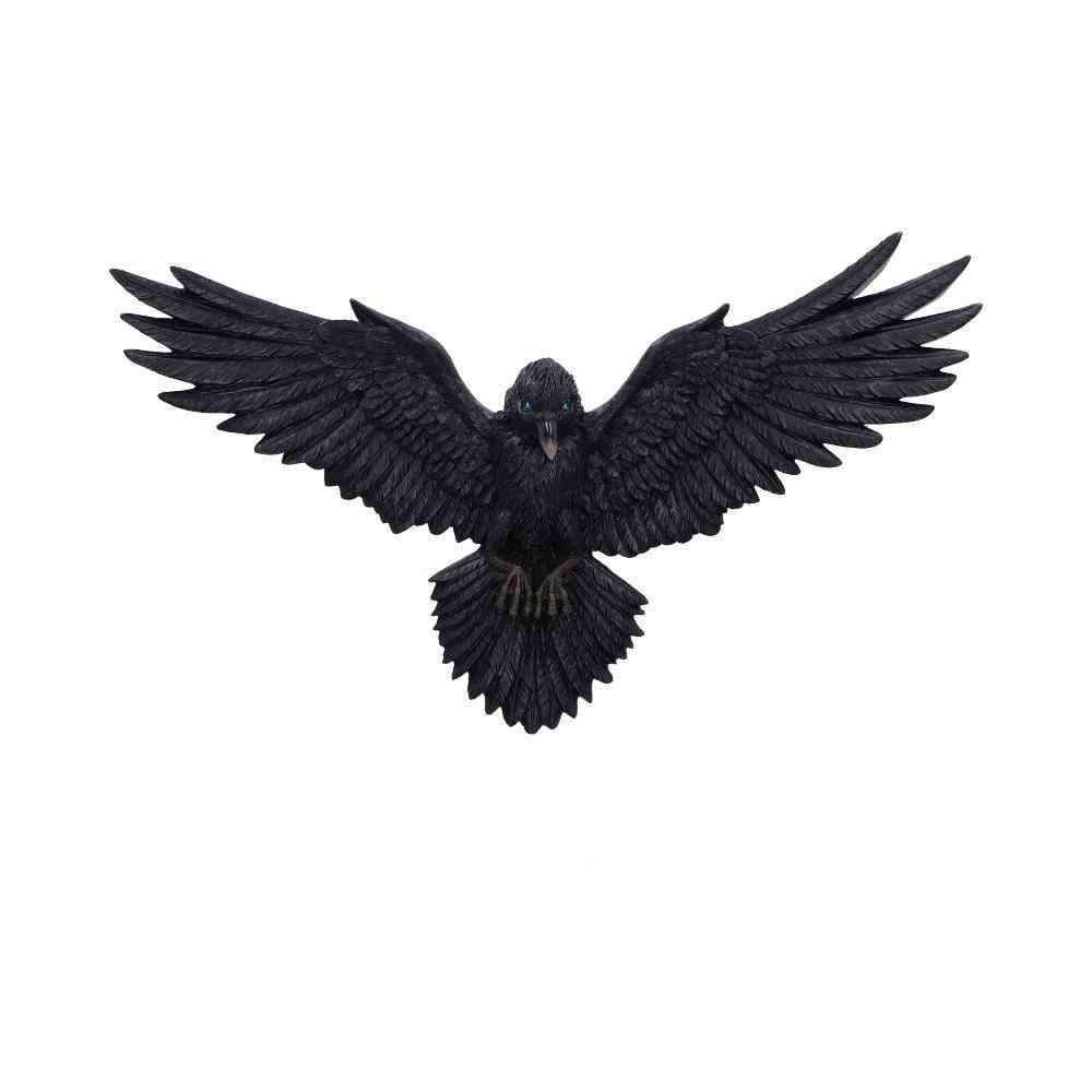 Nemesis Now - Flight of the Raven Wanddekoration - Schwarz